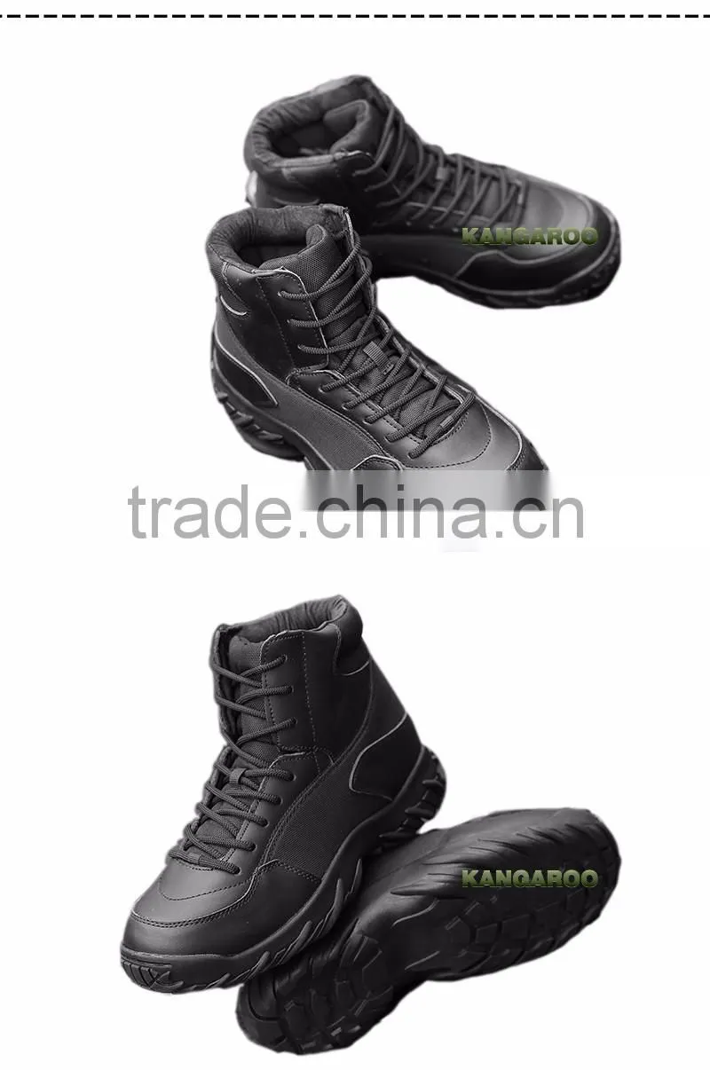 2017 Fashion Black Combat Casual Climbing Boots