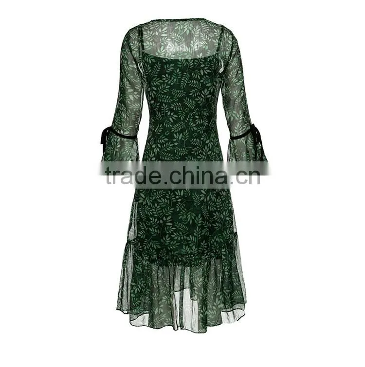 Feeling girl dress african print designs pakistani chiffon dress