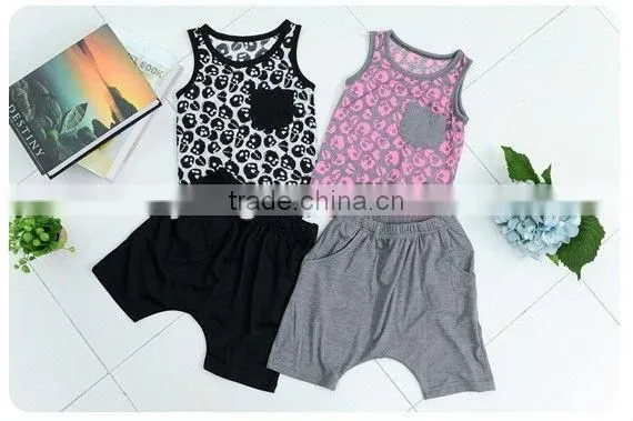 cute korean newest oneline child girls sets hot options designer clothing