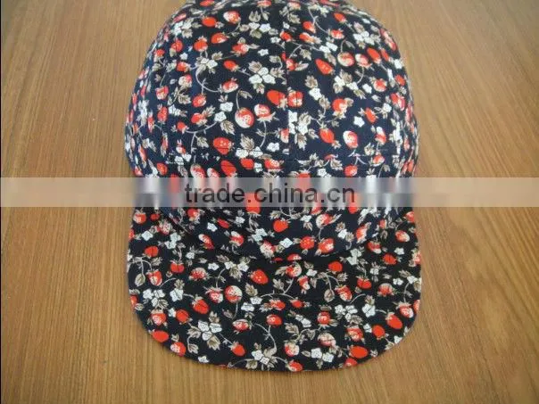 hawaiian print trucker cap