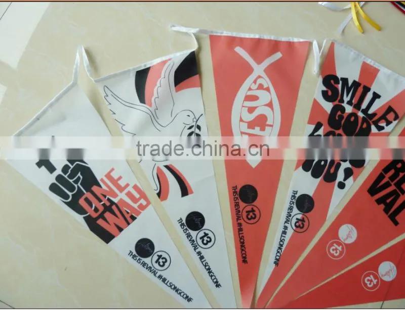 promotional polyester string flag