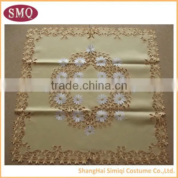 hot selling new design embroidery waterproof outdoor tablecloth