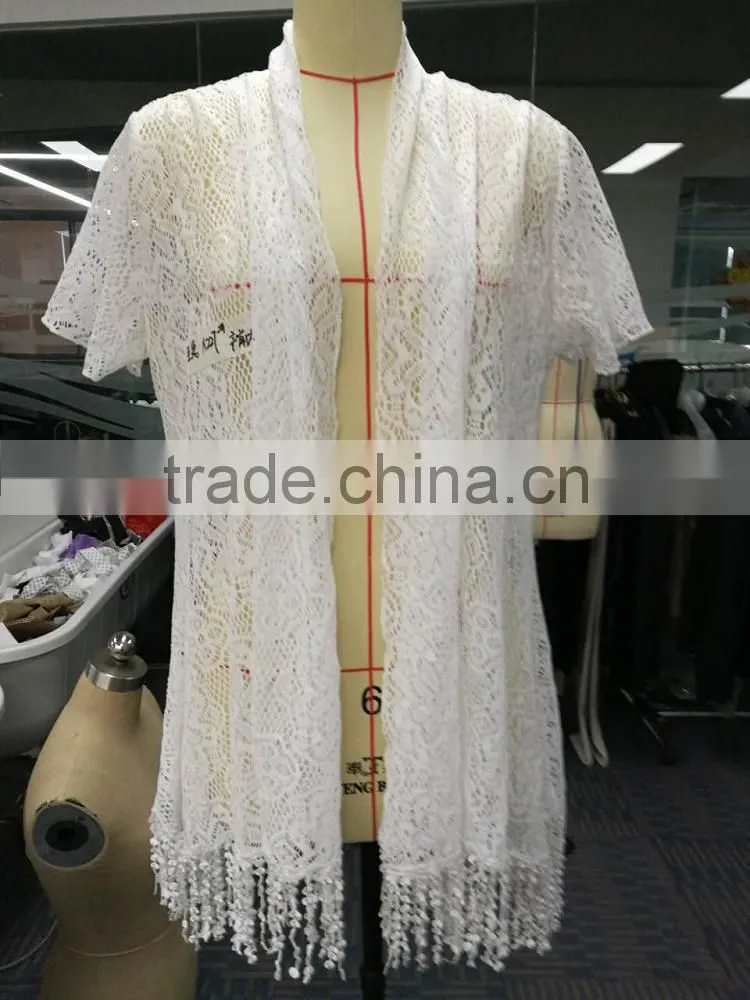 Most fashion latest net designs white female polyester blouse for sale