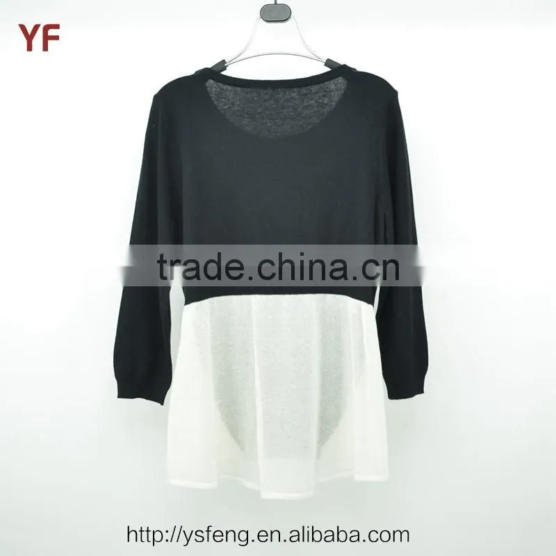 High Quality Clothing Manufacturers Fashion Knit European Style Sweaters For Women