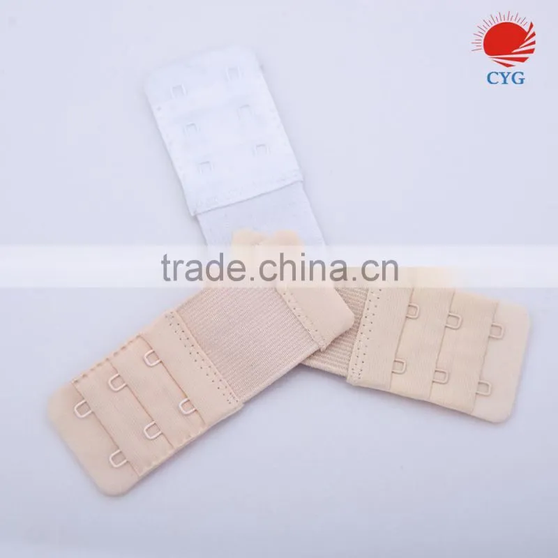 CYG HOT SELLING Elastic bra extend hook and eye tape for sale