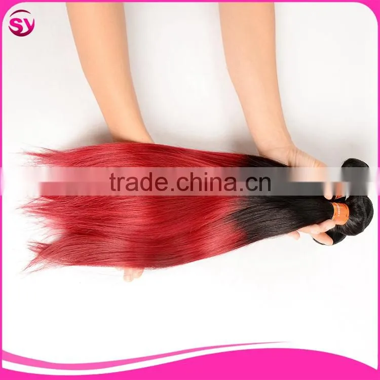 Factory Price Wholesale Cheap Burgundy Brazilian Hair Weave Bundles Accept Paypal