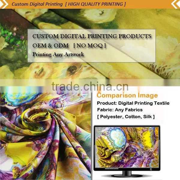 No MOQ Custom Digital Printing Twill Cotton Bedding Set