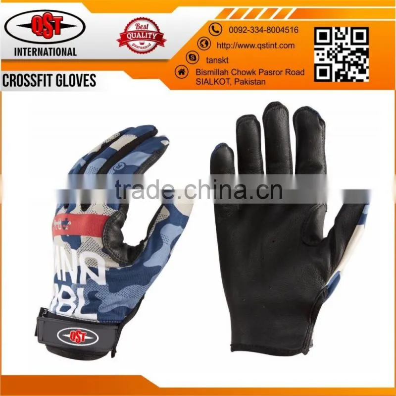 Leather CrossFit Gloves Workout Gloves full finger