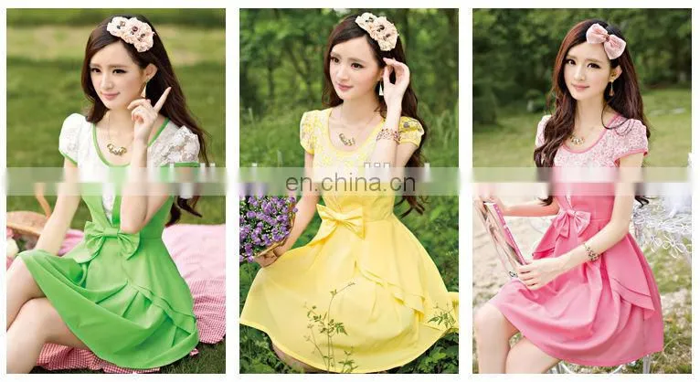 flowery lace stitching chiffon sleeveless long dress black white