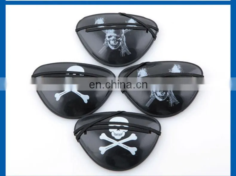 New arrival wholesale Halloween decoration Props Pirate single eye mask Goggles