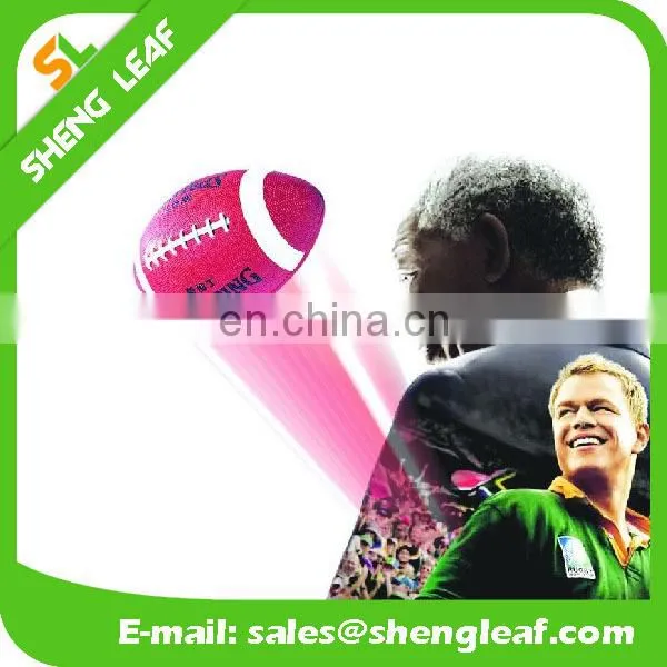 Custom printed soft leather rugby ball