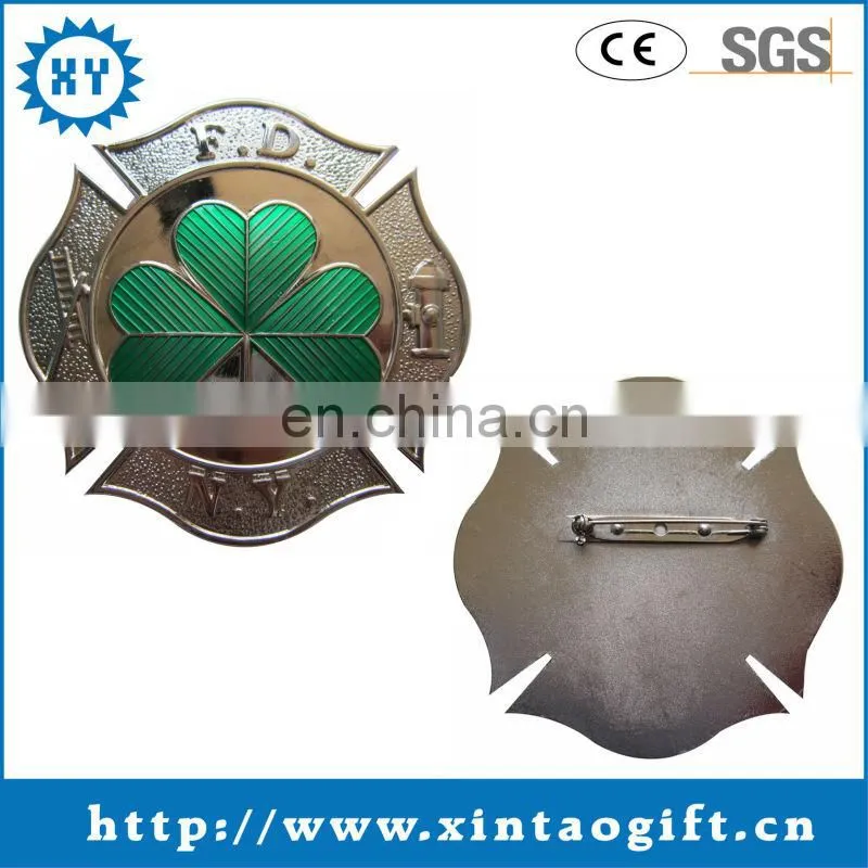 New merchandise print metal badges for gift