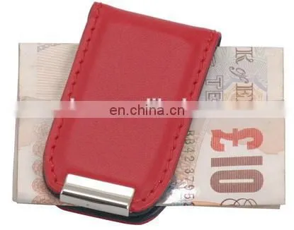 WHOLESALE LEATHER WITH PHOTO FRAME SQUARE MONEY CLIP