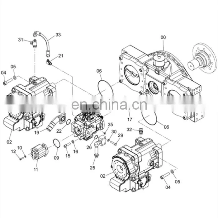 Hitachi ZX670-5G Main Pump ZX670 Hydraulic Pump YB60000246