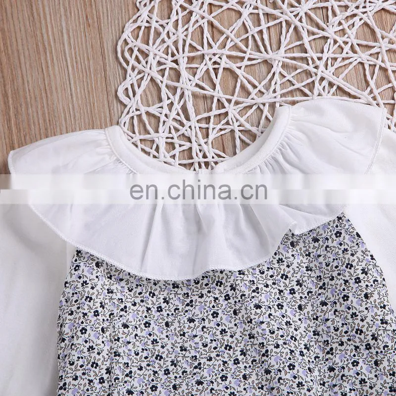 Infants & Toddler Clothes Romper Long Sleeve Floral Baby Girls Cotton Romper