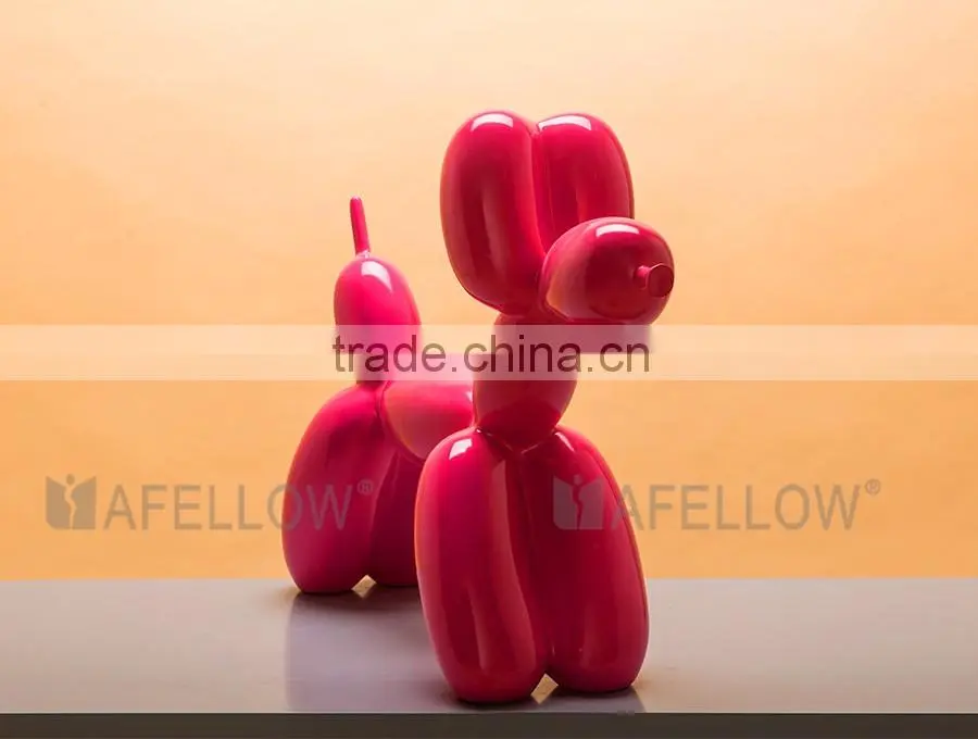 Fiberglass dog mannequin,animal pink mannequin Balloon Dog manikin dog KEVIN2-PK