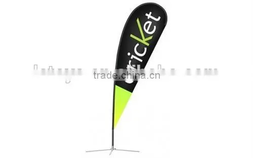 Custom outdoor printed feather beach flag