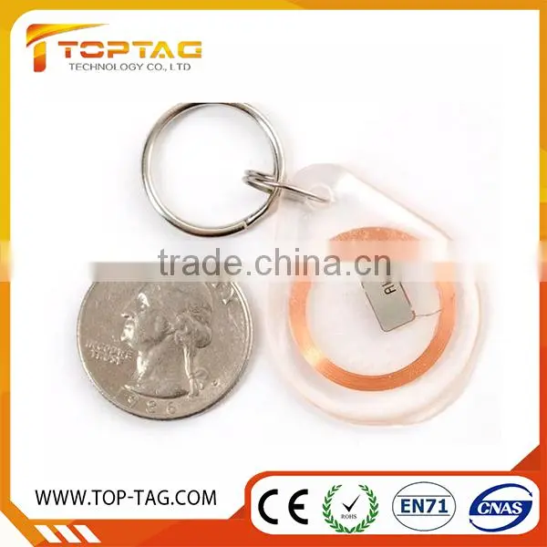 Waterproof ABS T5577 Rfid Keyfob, T5577 Rfid Key Tag, Epoxy T5577 Key Tag
