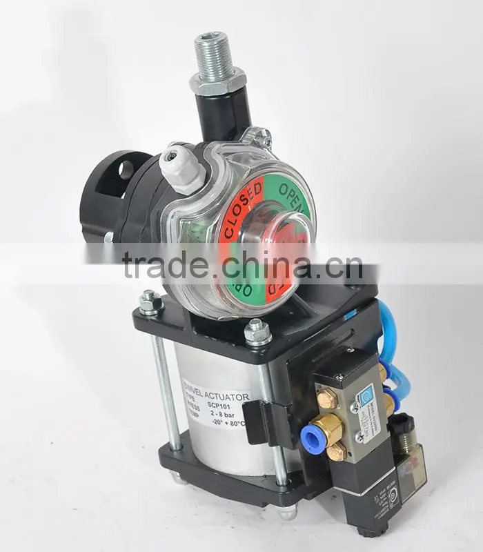 Wafer Type Pneumatic Actuators Ventilation Butterfly Valve