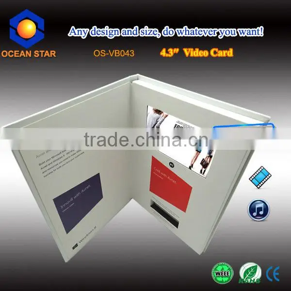 lcd video greeting card