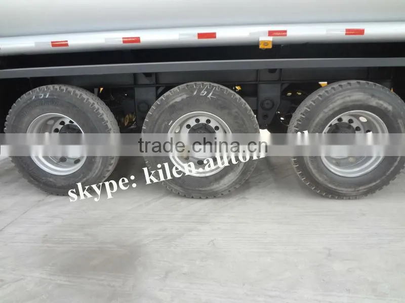 CAMC truck Tri-axles 40000-45000L fuel tanker trailer for sale