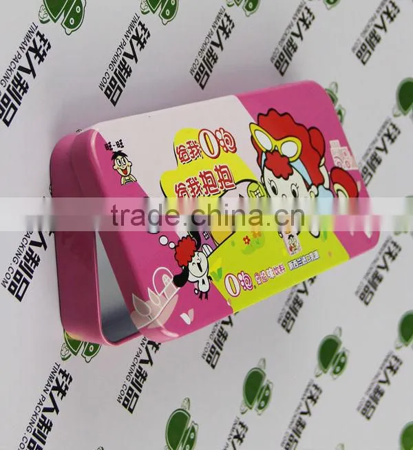 Metal tin pencil box