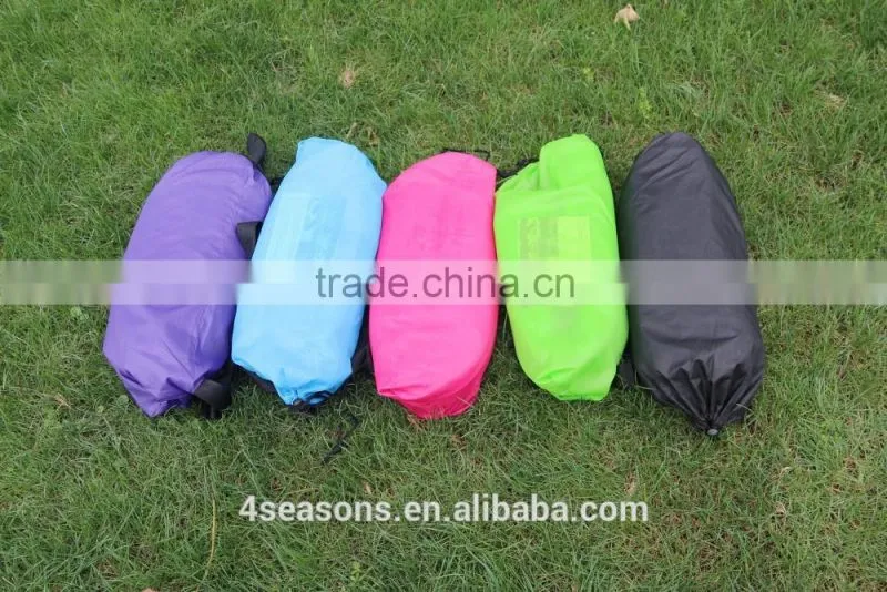 Outdoor Inflatable Air Sleeping Bag,camping bag giant air bag latex inflatable sleep bag