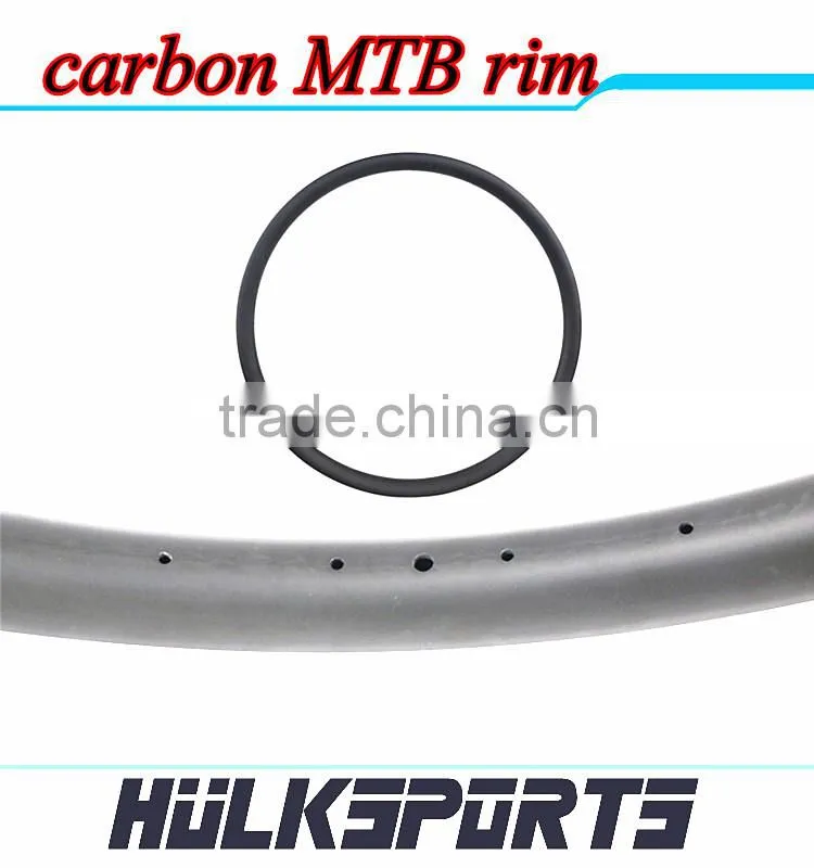 29er 42mm Width Carbon rims MTB rims Tubuless carbon periphery Hookless carbon mtb rim used for mountain bike