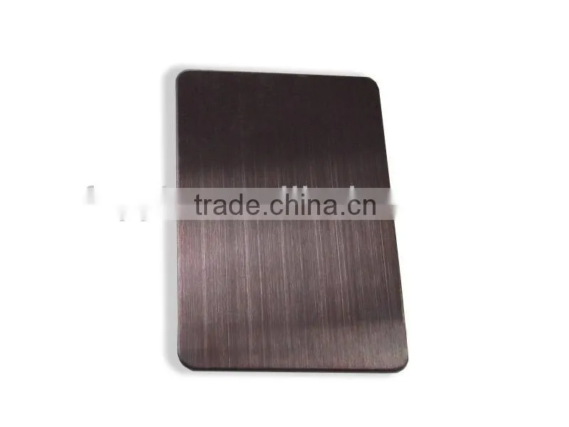 430 Colored decorative stainless steel sheet plate hairline/hl finish