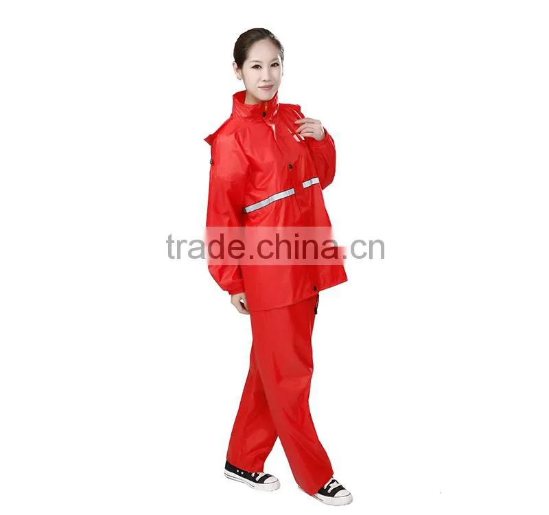 Adult women pvc raincoat
