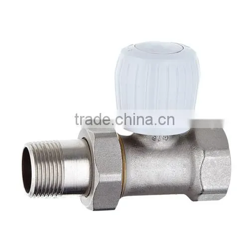 HR5031 brass drain angle chrome radiation valve