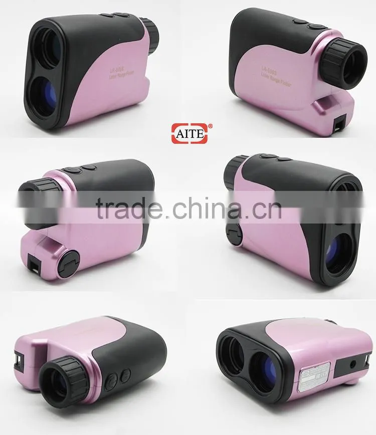6*24 600m Rubber-Armored laser speed finder with range meter