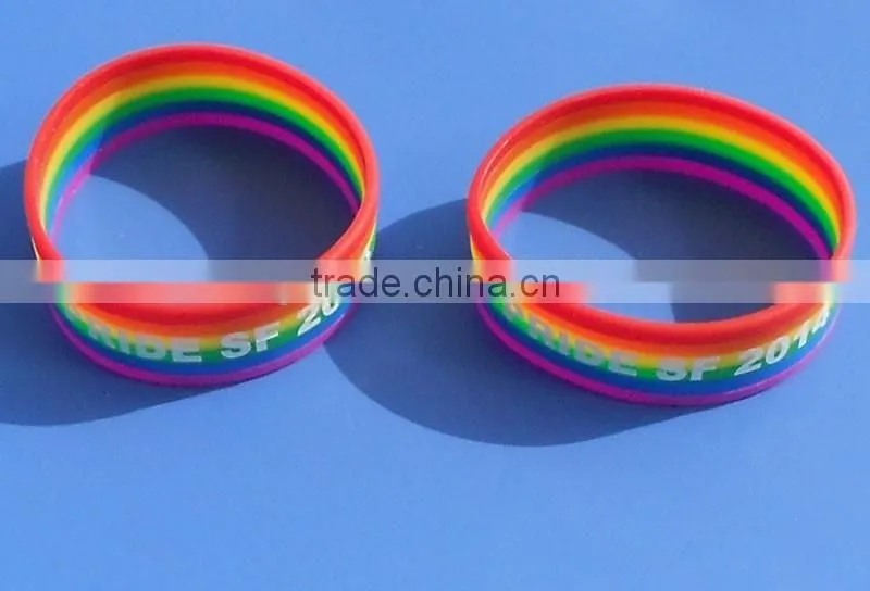 hear shape gay pride keychain soft pvc souvenir keyring