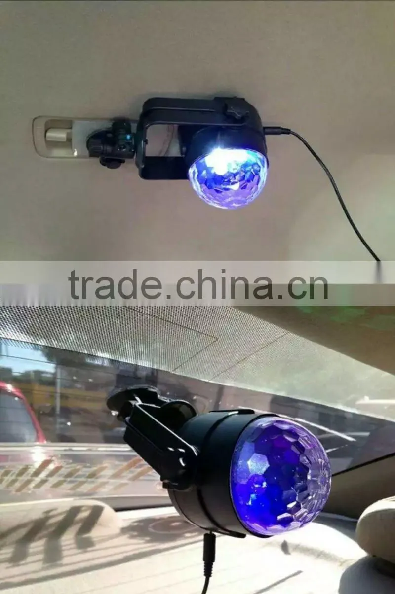 USB Connector rgb atmosphere light led car DJ light music control voice control