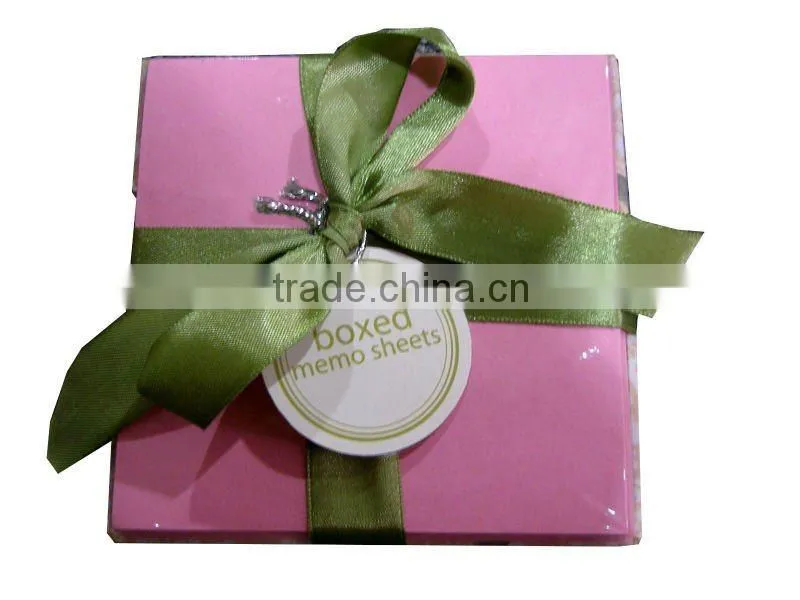 Boxed Paper Memo Pads