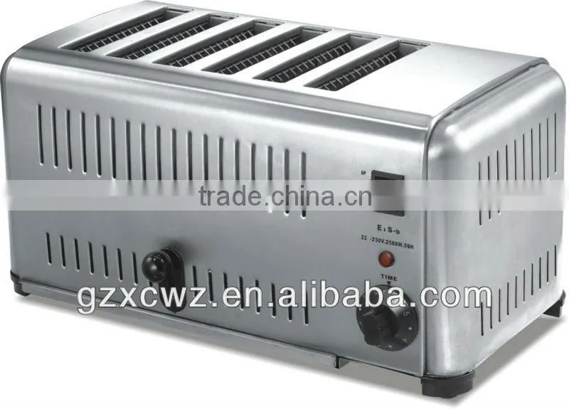 6 slice toaster machine