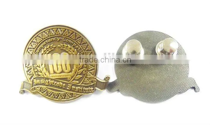 Virous design flag button badge