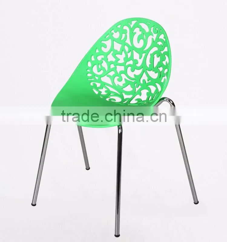 New Product Cheap Hotel Dinning Wedding PP Plastic Hollow Metal Price Steel Banquet Chair