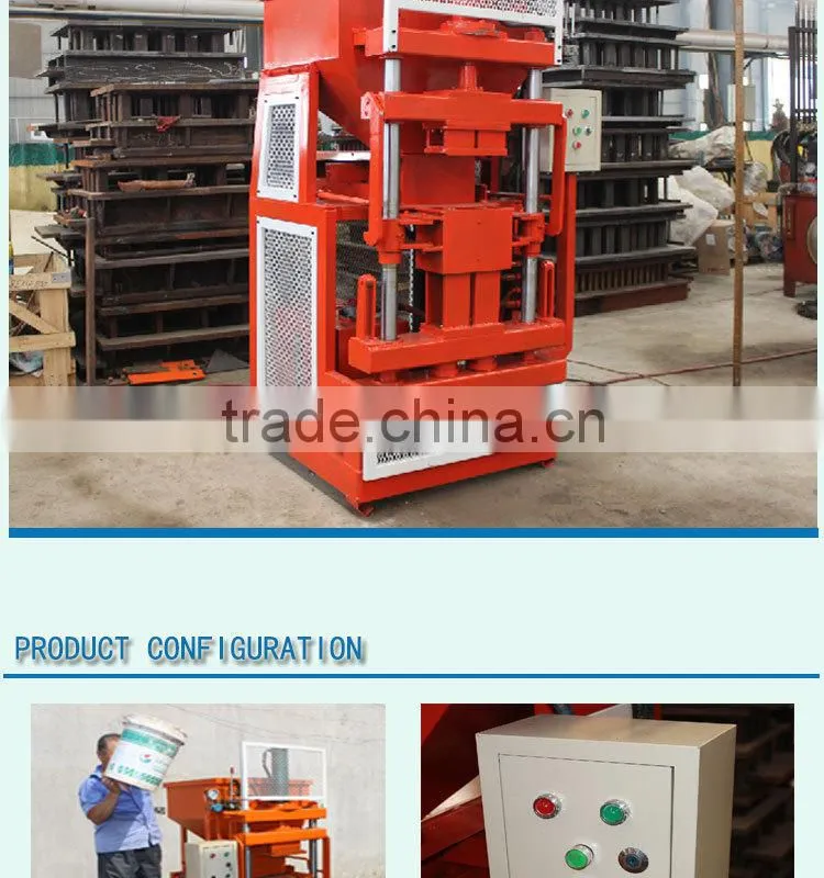 Hydroform Interlocking Clay brick machine Afrika manual Clay block making machine