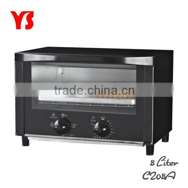 2 slice 8L mini toaster oven