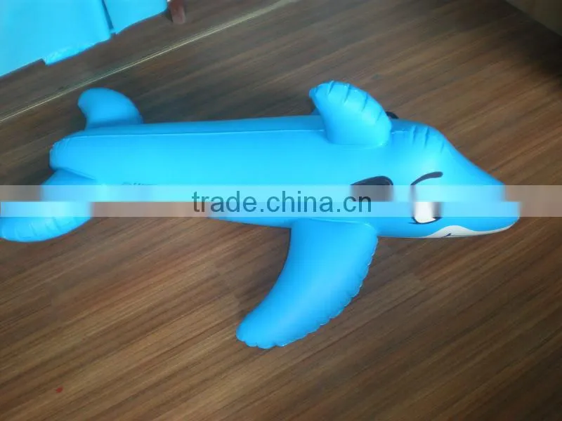 Inflatable dolphin water rider for kids