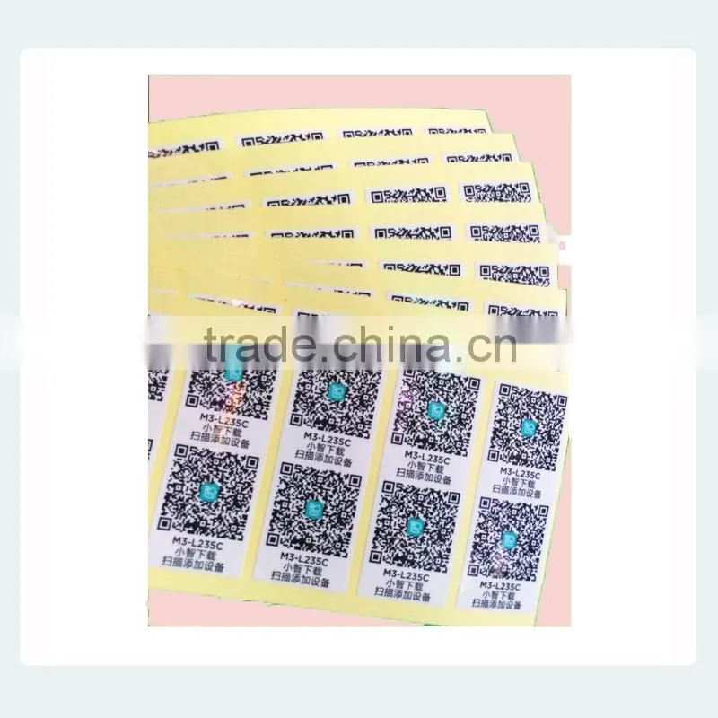 Customized high recognition printed barcode and 2-dimension code label