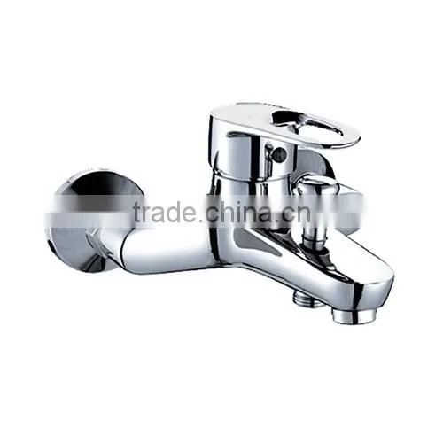 High quality chrome plating brass bath faucet with diverter