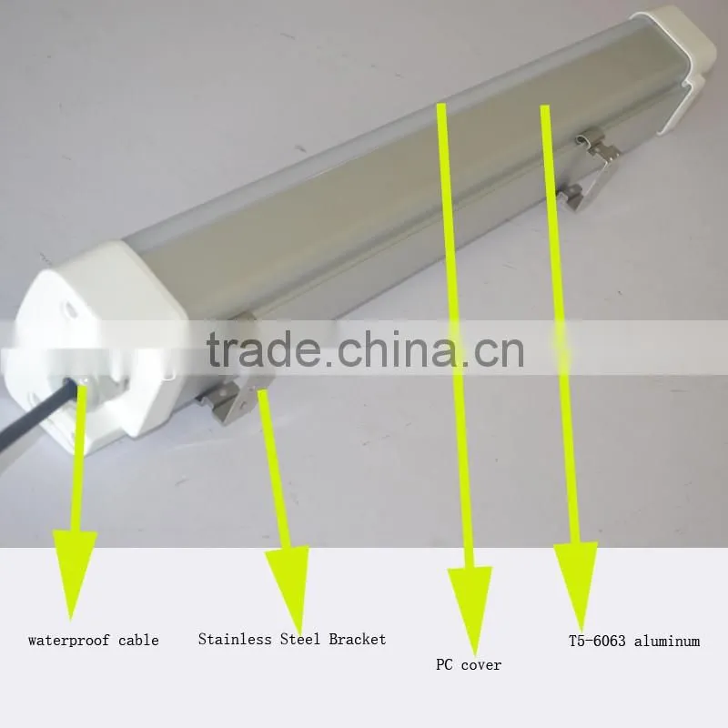 Promotional 36w 45w led tri-proof Epistar milk cover IP65 top sale japaness tubes warranty 3 years