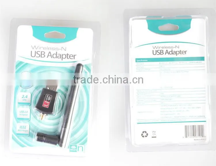 Factory wholsale 300Mbps 2dBi Antenna Realtek 8192 Chipset USB WiFi Adapter