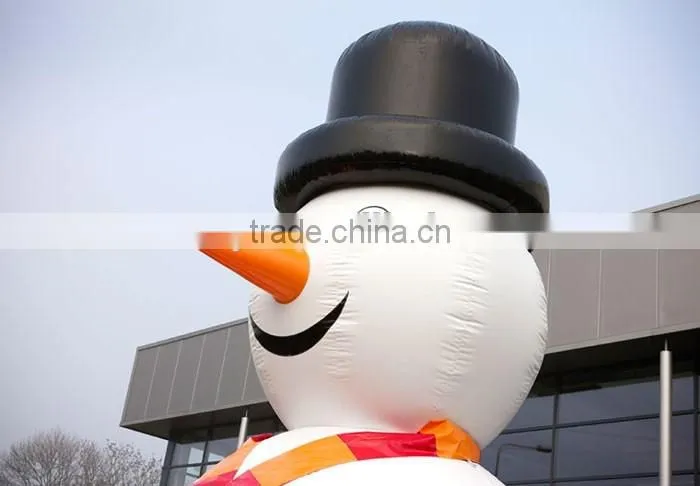 Hot sale large inflatable sam snowman inflatable snowman for christmas