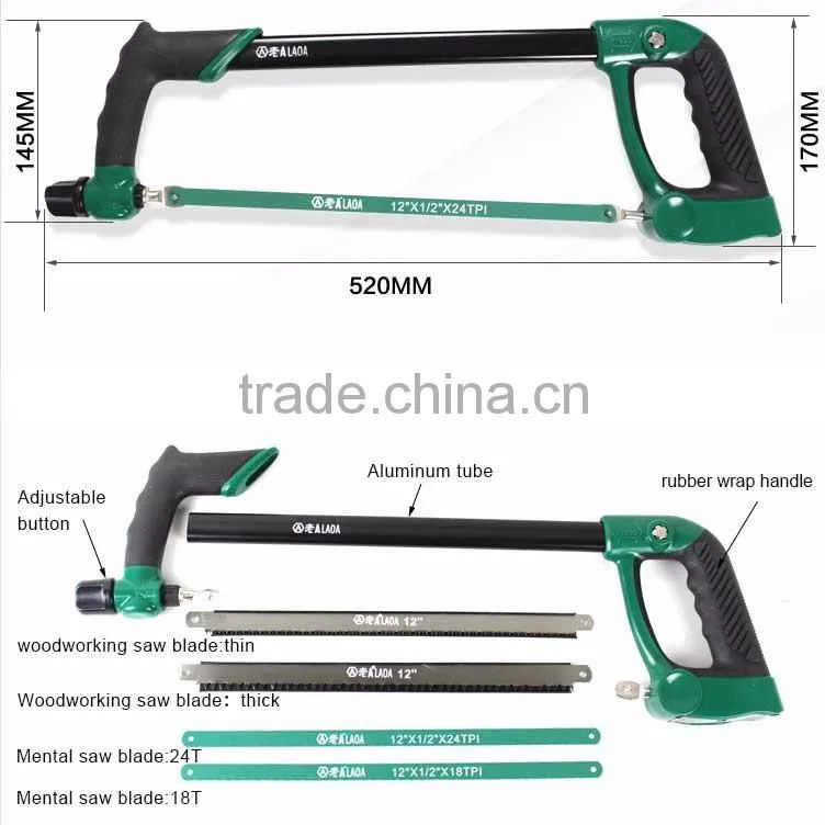 4 in 1 Aluminum Alloy Steel Hand Saw garden pruning saw set