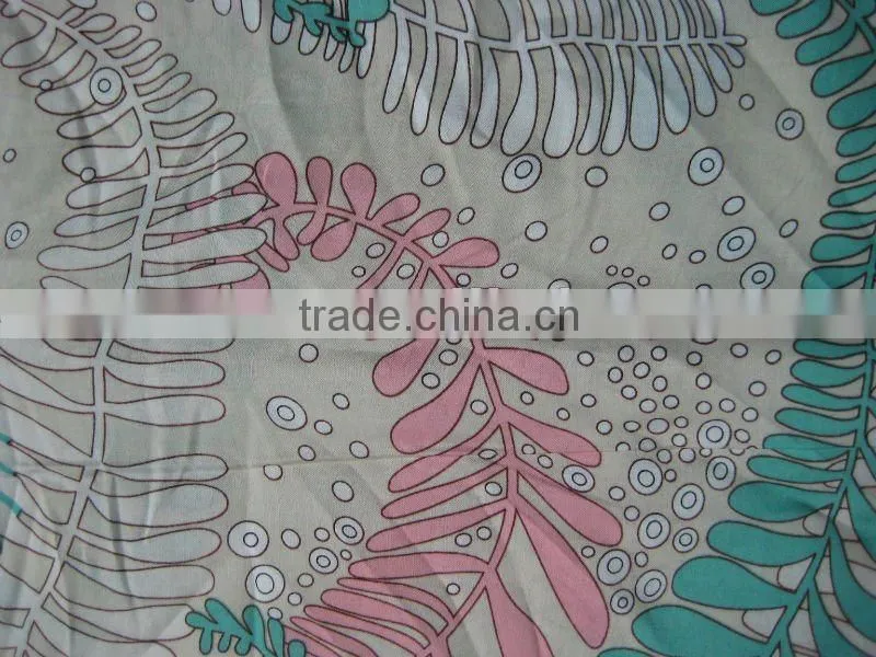 rayon challis printed fabric