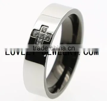 China supplier wholesale best jewelry cross comfort fit stainless steel wholesale diamond engagement rings