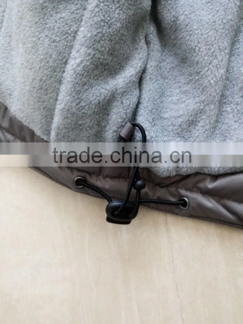 100% polyester work vest uniform fleece lining with pockets for men wholesale